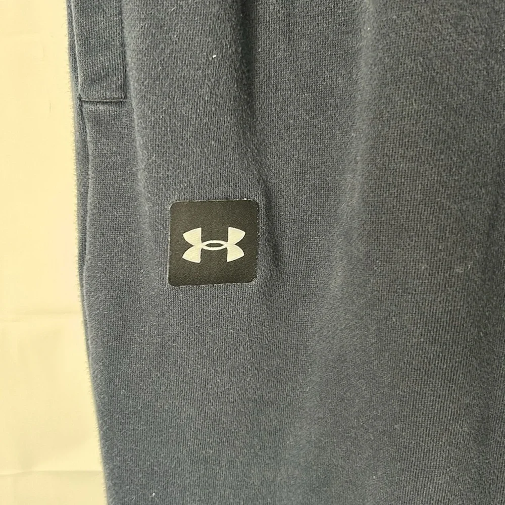 Under Armour sweatpants men’s size medium navy blue athletic pants athleisure - Picture 3 of 10